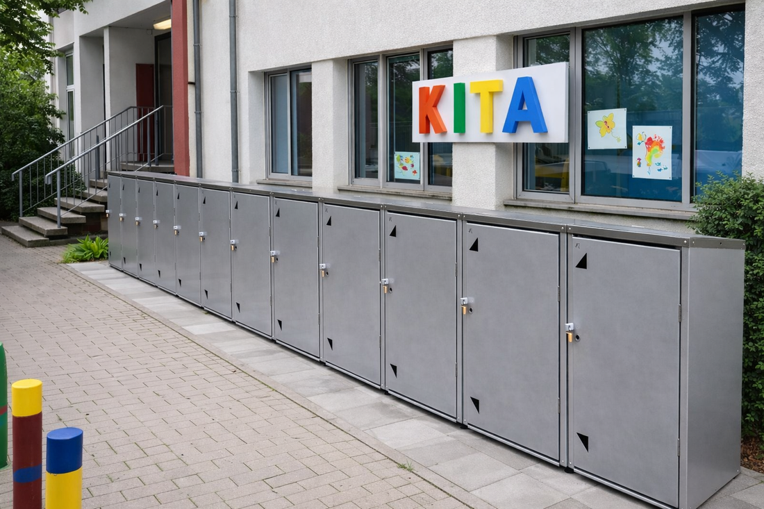 Kinderwagengarage für die Kita. Lohnt sich das?