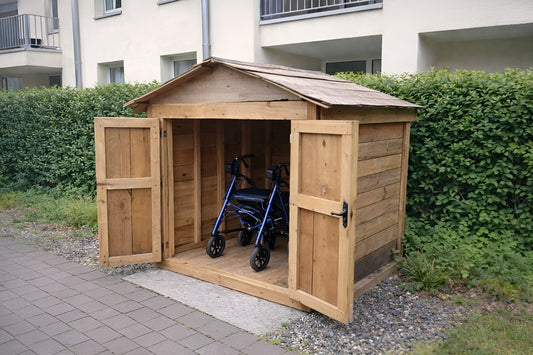 rollatorgarage selbst gebaut
