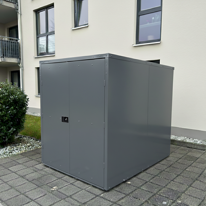 scooter garage dunkelgrau