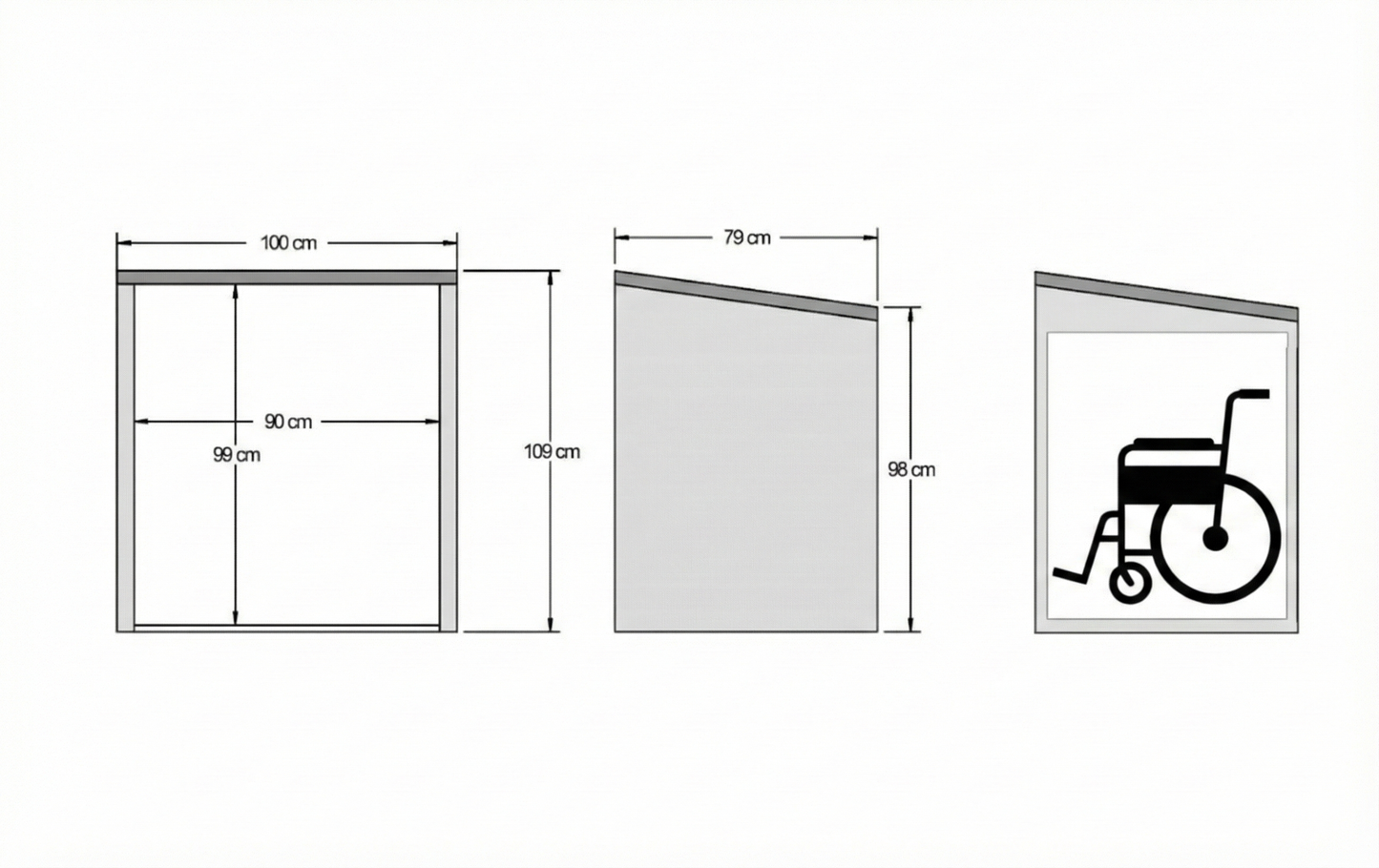 rollstuhlgarage maße