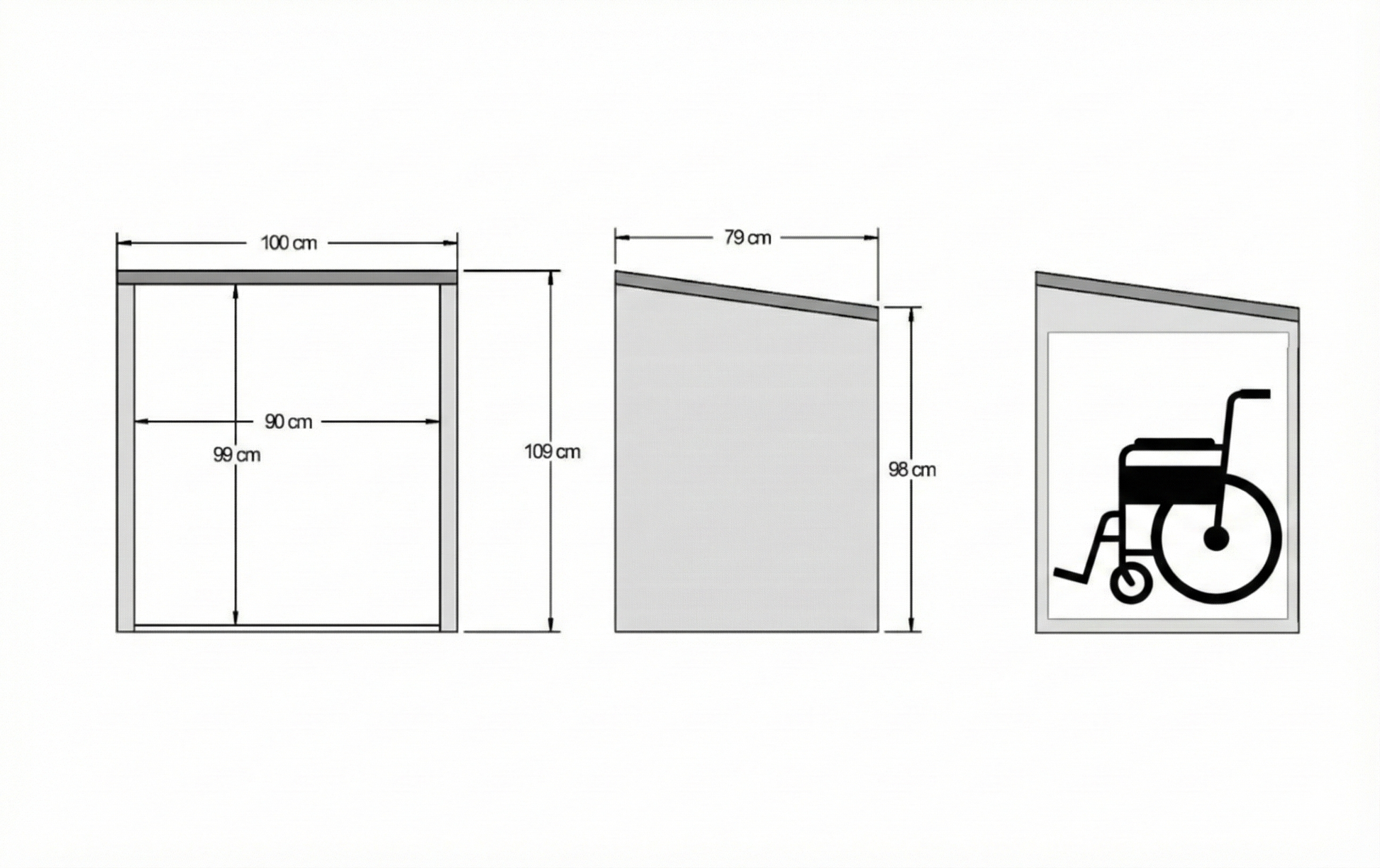 rollstuhlgarage maße