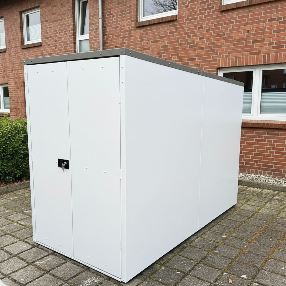 rollatorgarage lang weiss