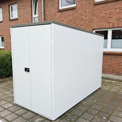 rollatorgarage lang weiss